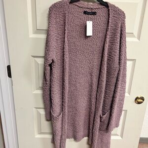 Merokeety lades Size Xl purple cardigan